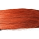 Clip in pás z pravých vlasů 63cm rovný – měděná