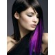 Clip in pramínek – REMY 100% lidské vlasy – fialová