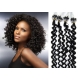 Kudrnaté vlasy Micro Ring / Easy Loop / Easy Ring / Micro Loop 60cm – černé