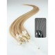 Vlasy pro metodu Micro Ring / Easy Loop / Easy Ring / Micro Loop 60cm – přírodní blond