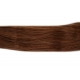 Clip in pás z pravých vlasů 43cm rovný – středně hnědá