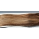 Clip in maxi set 43cm pravé lidské vlasy - REMY 140g - tmavý melír