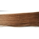 Vlasy evropského typu k prodlužování keratinem 60cm - světlejší hnědá